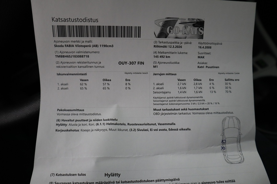 Skoda Fabia vaihtoauto