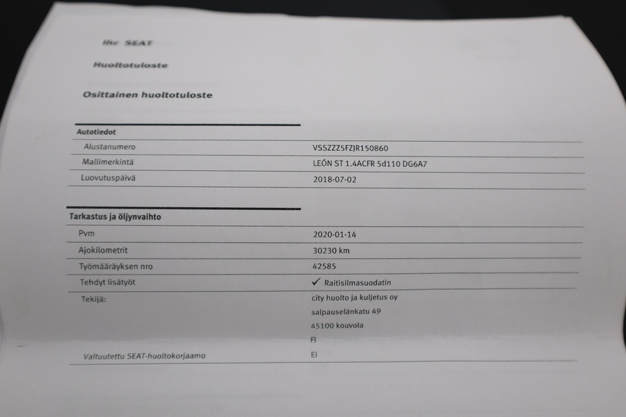 SEAT Leon ST vaihtoauto