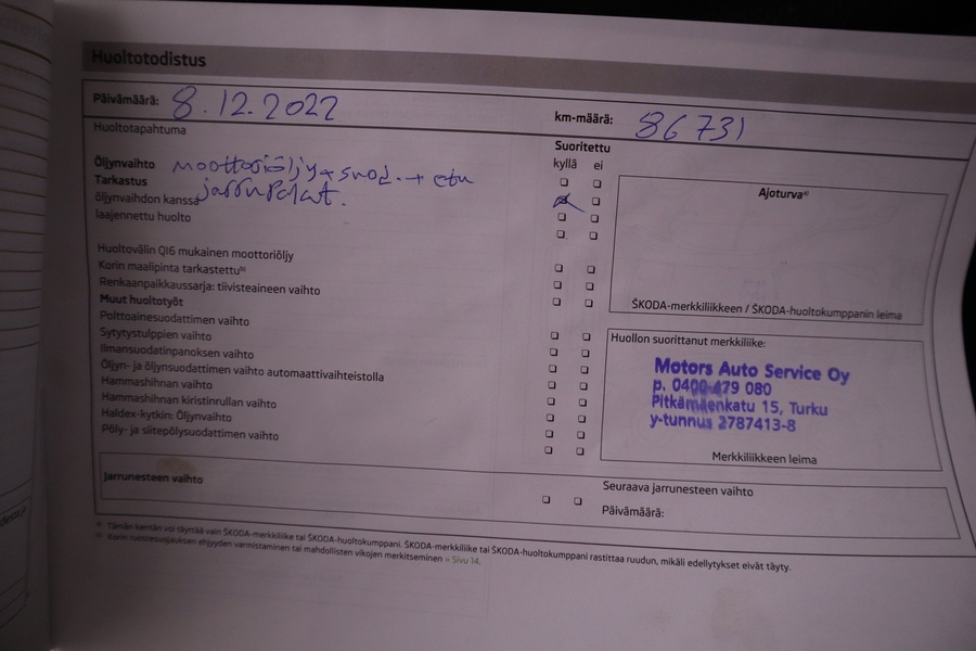 Skoda Roomster vaihtoauto