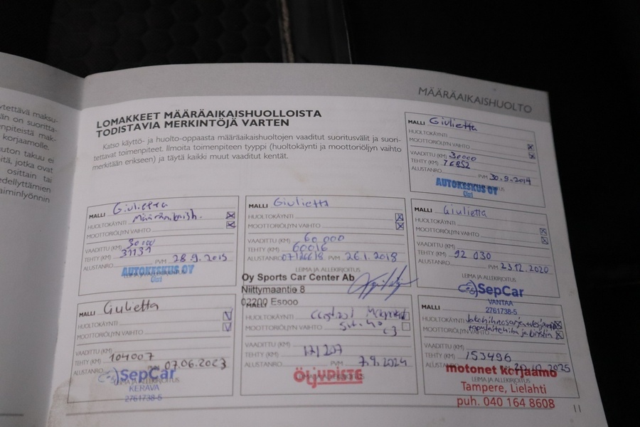 Alfa Romeo Giulietta vaihtoauto