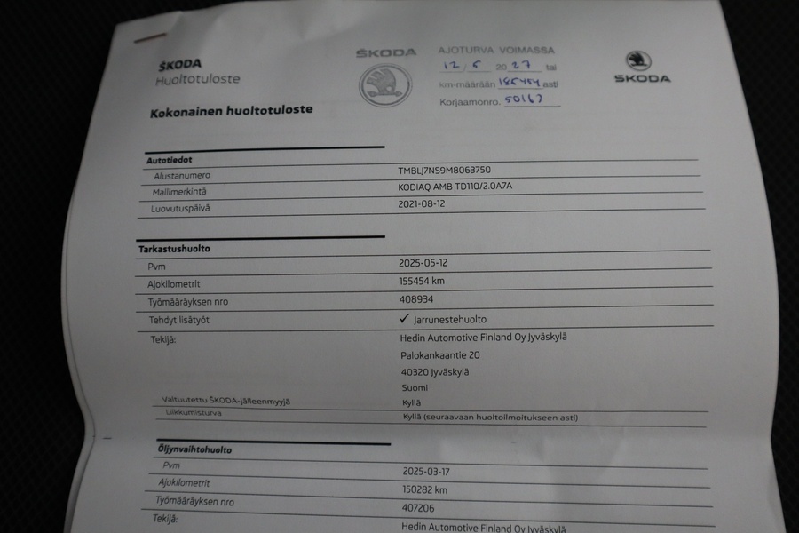 Skoda Kodiaq vaihtoauto