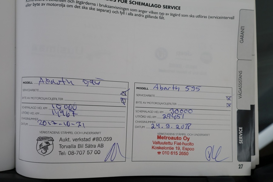 Abarth 500 vaihtoauto