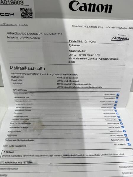 Toyota Yaris vaihtoauto