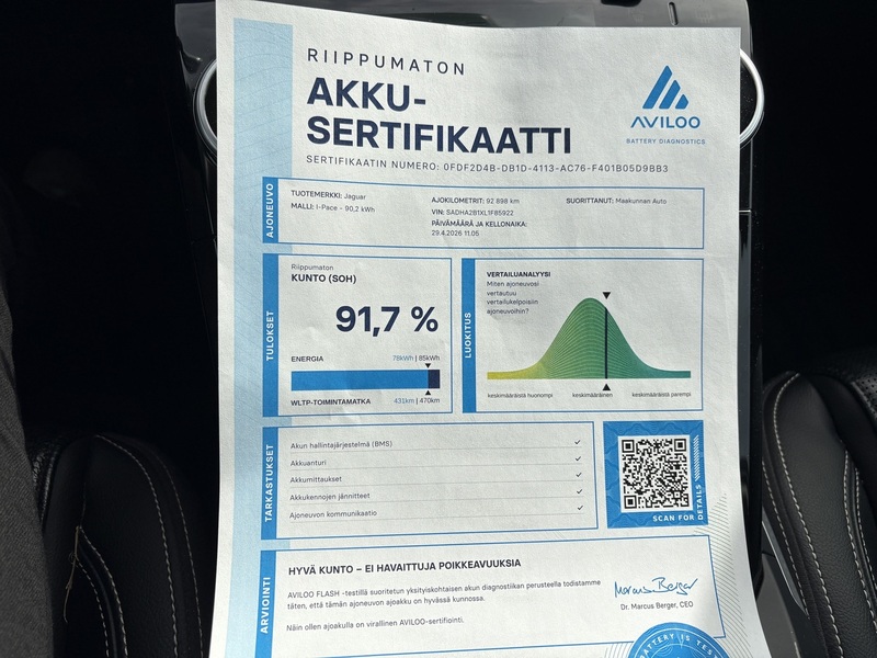 Jaguar I-PACE vaihtoauto