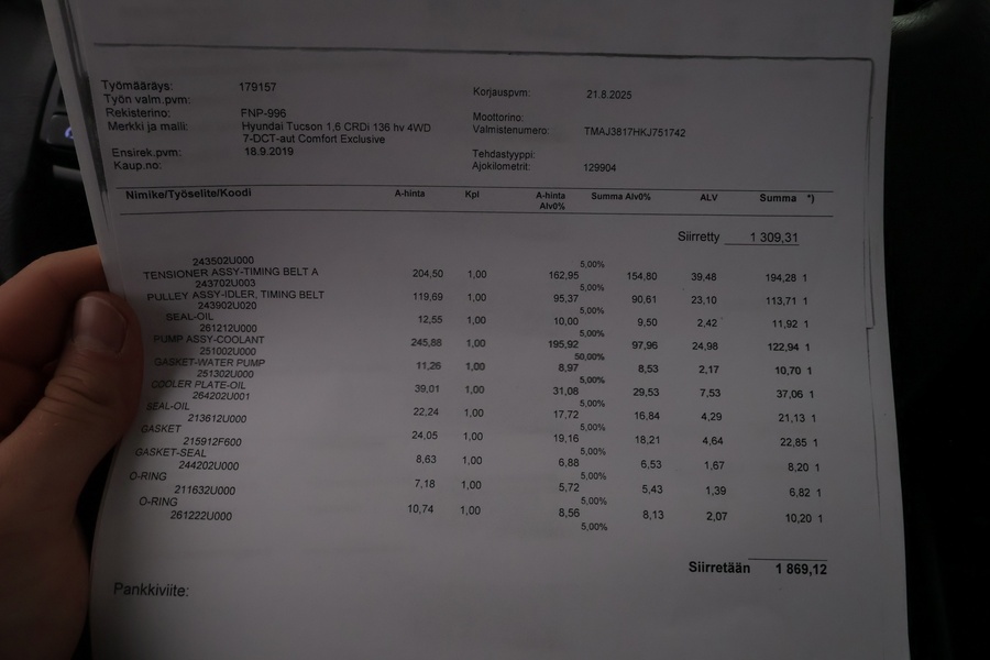 Hyundai Tucson vaihtoauto