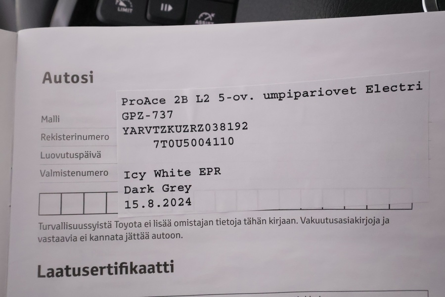 Toyota Proace vaihtoauto