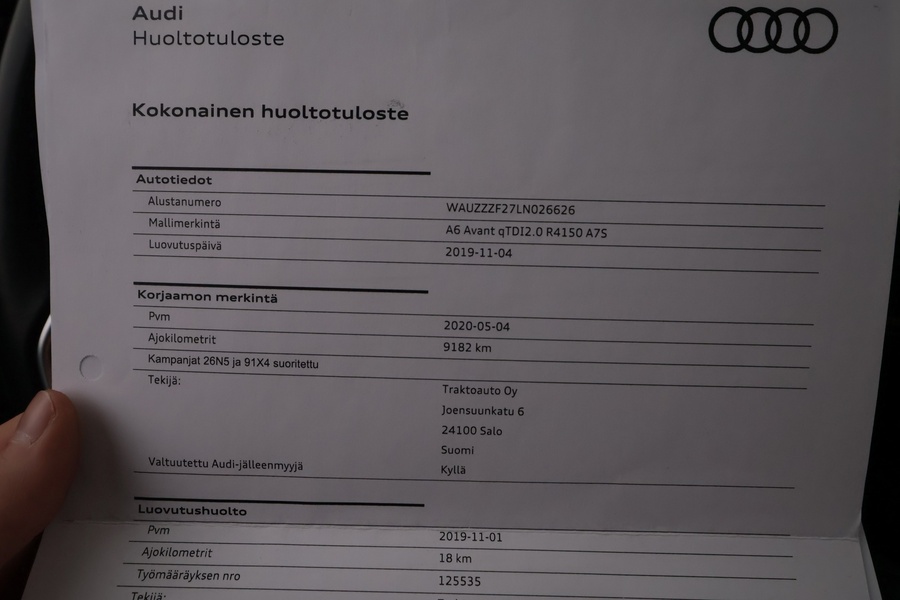 Audi A6 vaihtoauto