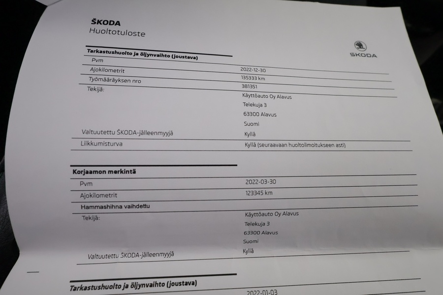 Skoda Octavia vaihtoauto