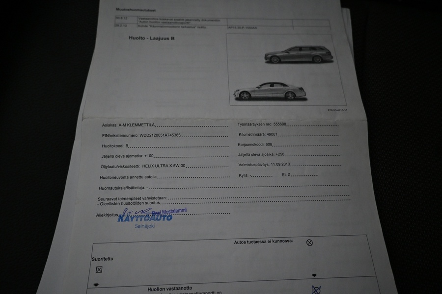 Mercedes-Benz E vaihtoauto