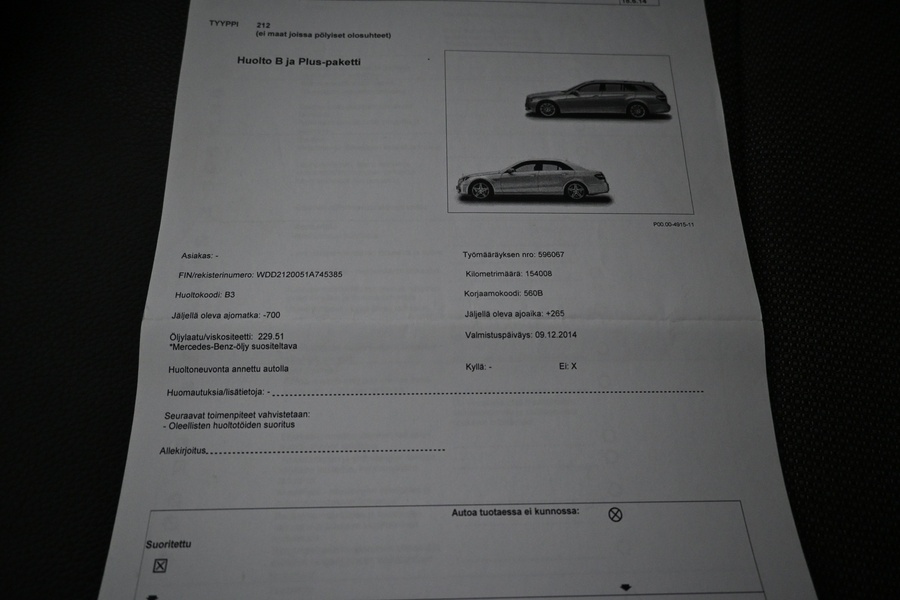 Mercedes-Benz E vaihtoauto