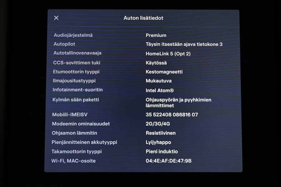 Tesla Model S vaihtoauto