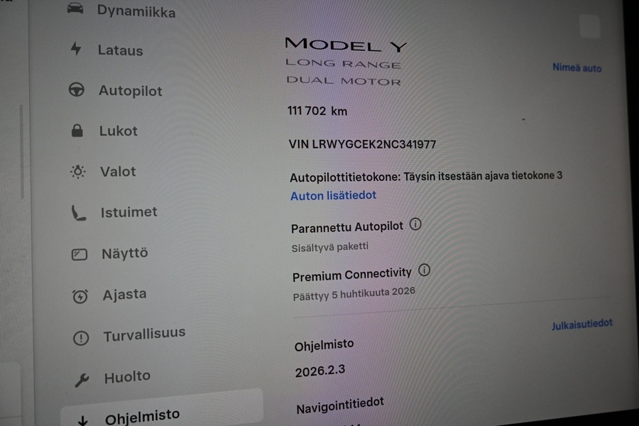 Tesla Model Y vaihtoauto