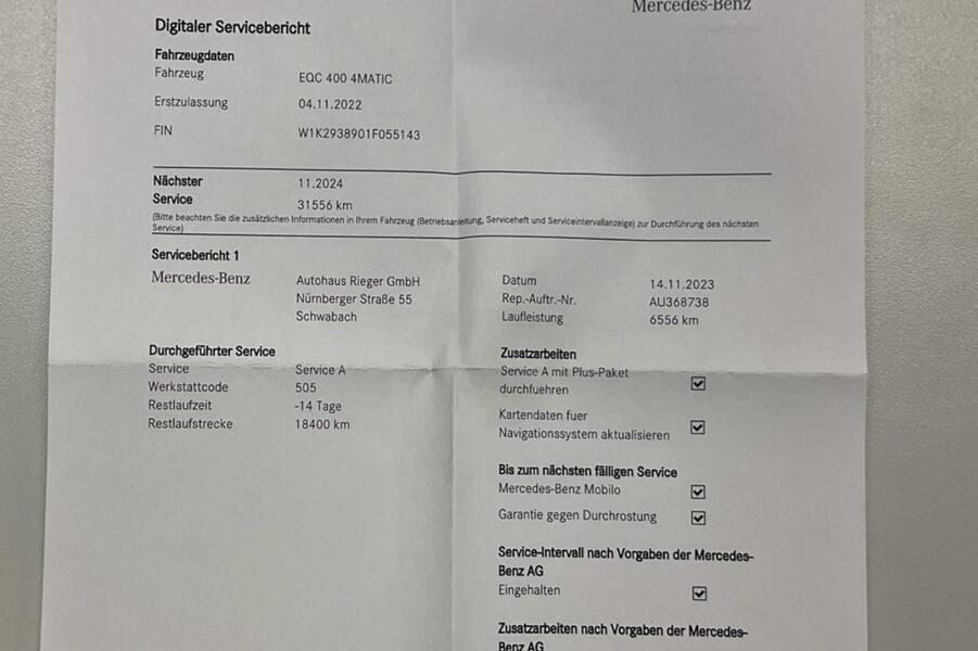 Mercedes-Benz EQC vaihtoauto