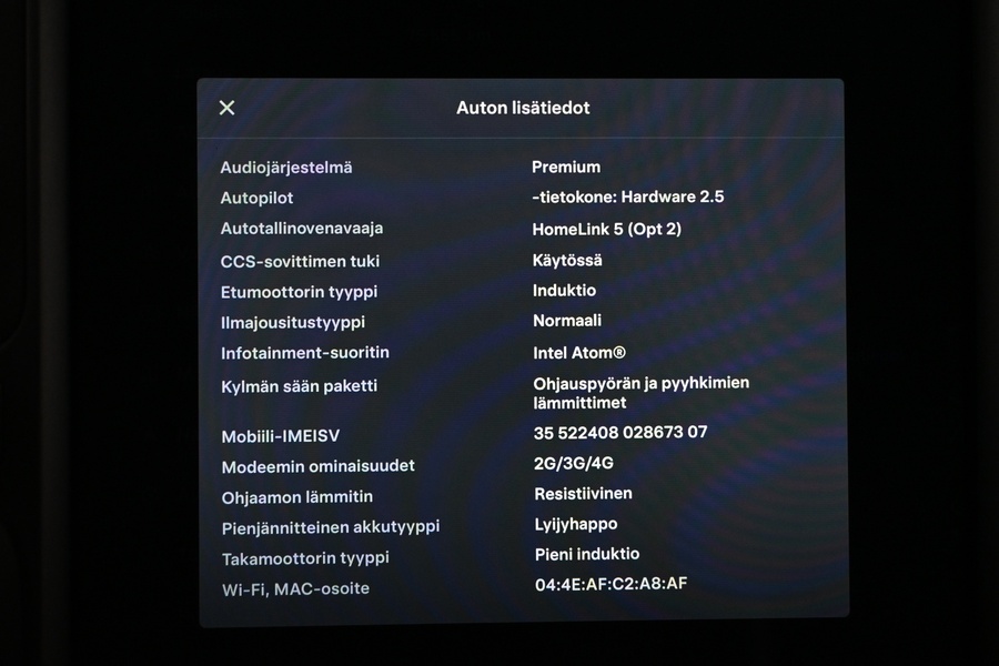 Tesla Model S vaihtoauto