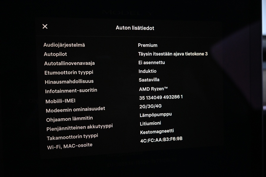 Tesla Model Y vaihtoauto