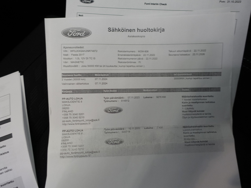 Ford Fiesta vaihtoauto