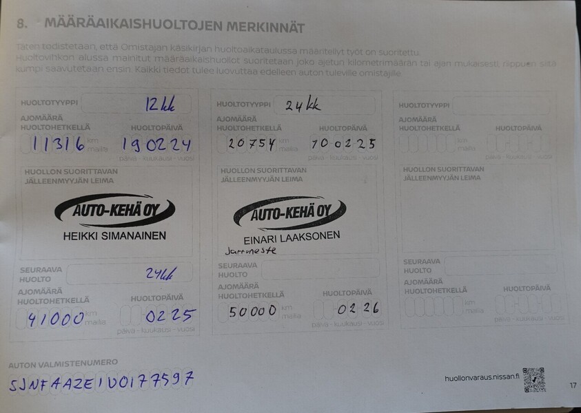 Nissan Leaf vaihtoauto