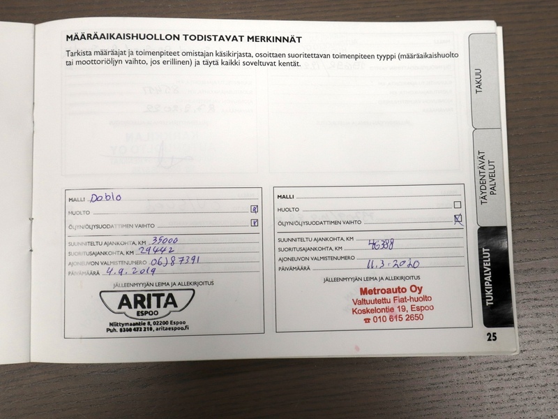 Fiat Doblò vaihtoauto