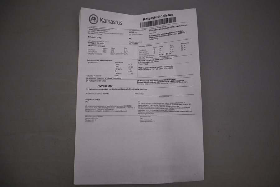 Opel Corsa vaihtoauto