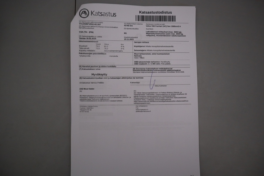 Volvo V60 vaihtoauto