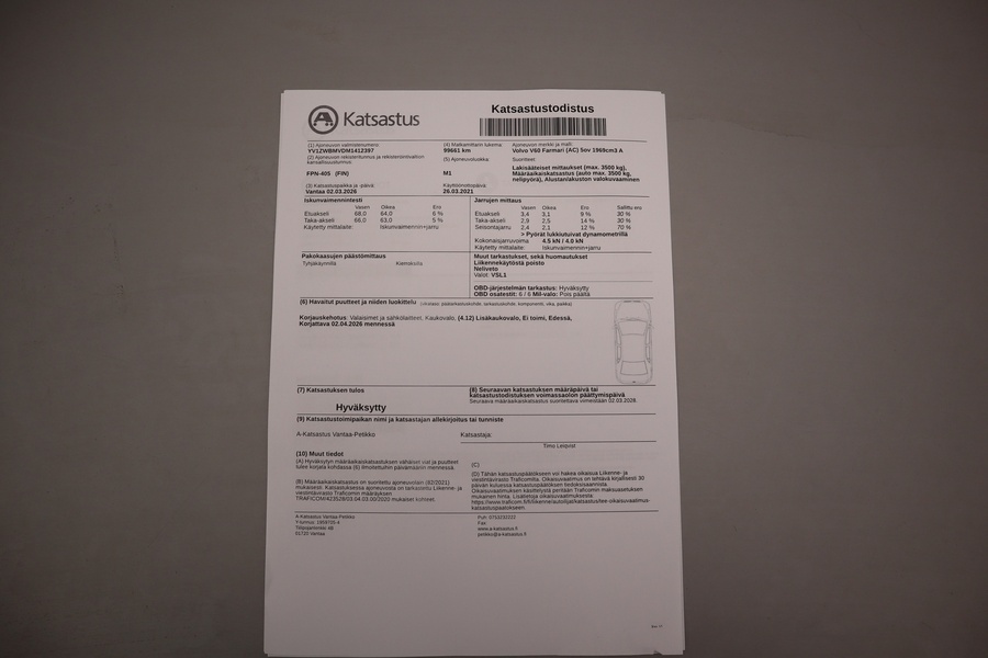 Volvo V60 vaihtoauto