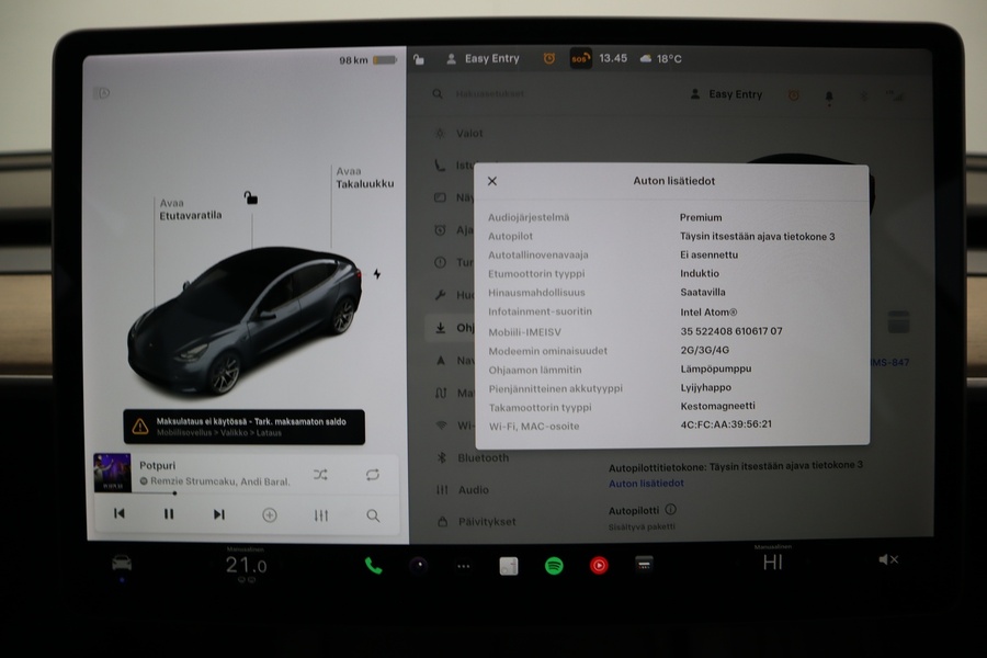 Tesla Model 3 vaihtoauto