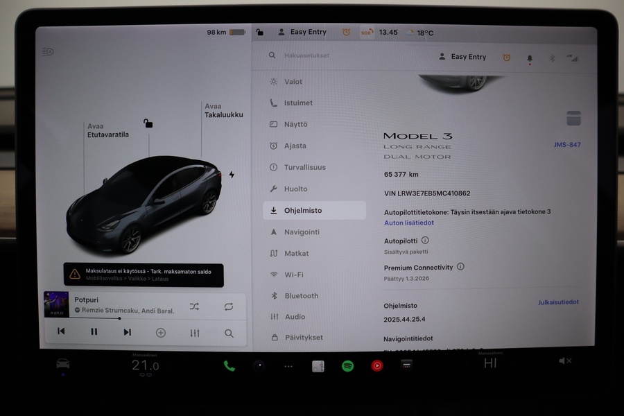 Tesla Model 3 vaihtoauto