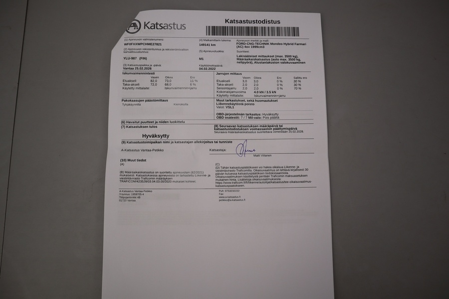 Ford Mondeo vaihtoauto