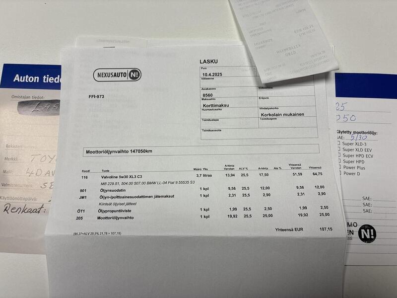 Toyota Avensis vaihtoauto