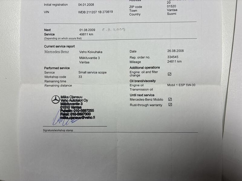 Mercedes-Benz E vaihtoauto