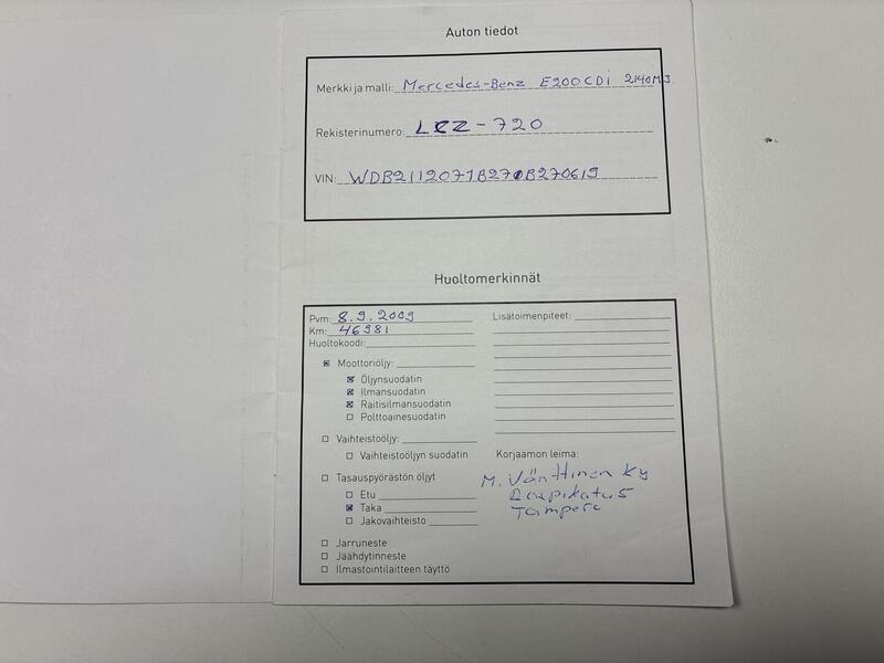 Mercedes-Benz E vaihtoauto