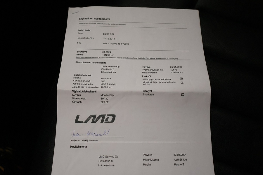 Mercedes-Benz E vaihtoauto