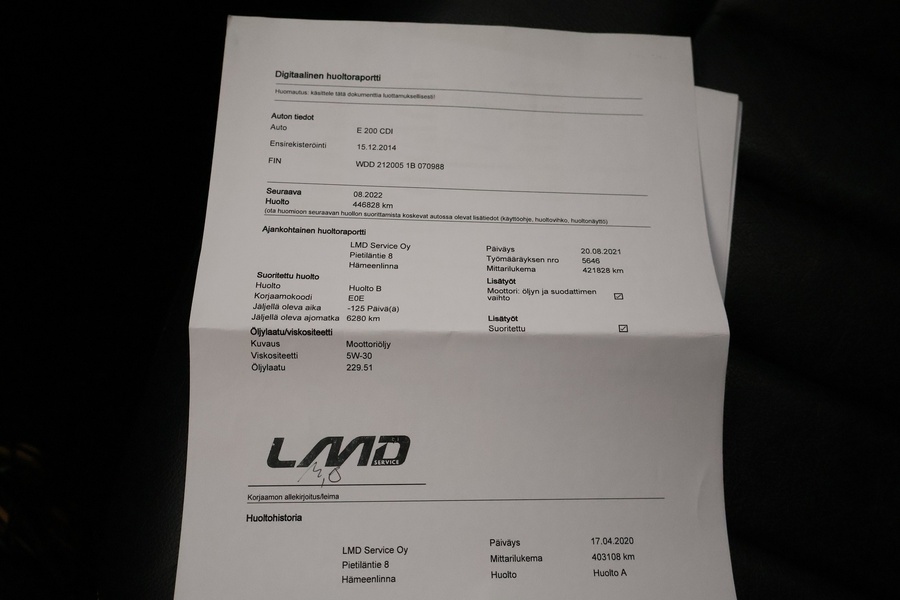 Mercedes-Benz E vaihtoauto