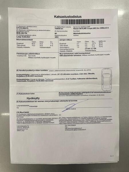 Nissan Skyline vaihtoauto