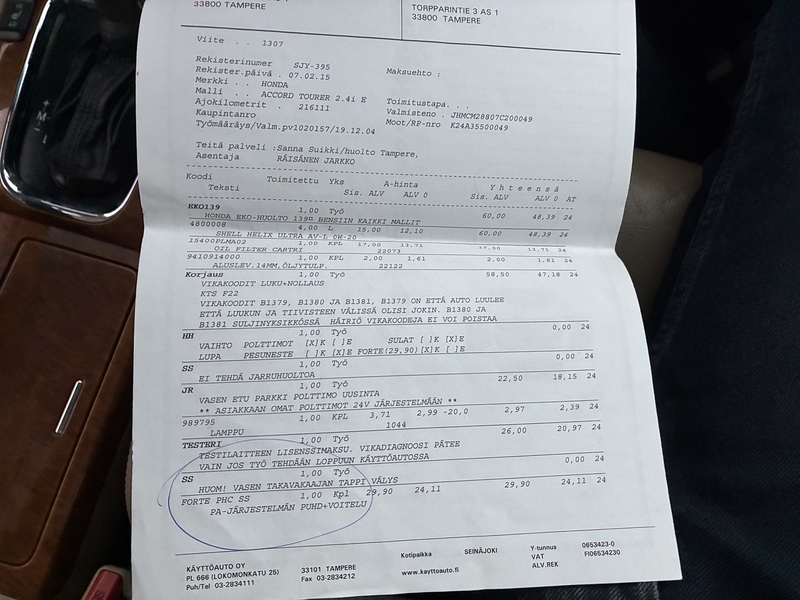 Honda Accord vaihtoauto