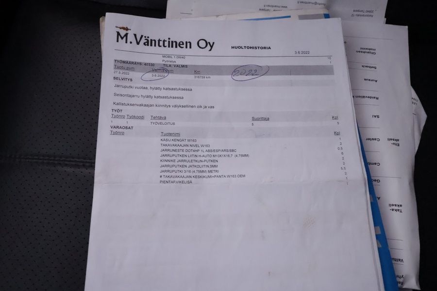 Mercedes-Benz ML vaihtoauto