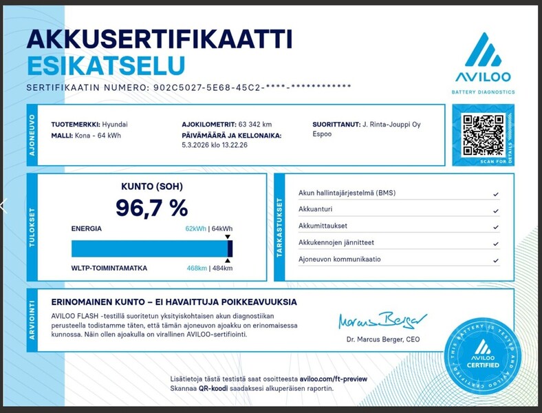 Hyundai Kona vaihtoauto