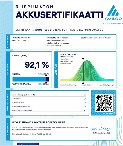Polestar 2 vaihtoauto