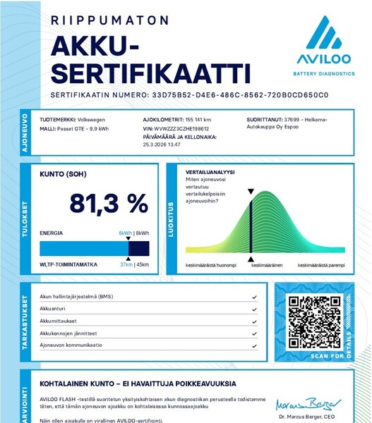 Volkswagen Passat vaihtoauto