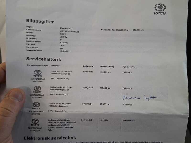 Toyota Hilux vaihtoauto