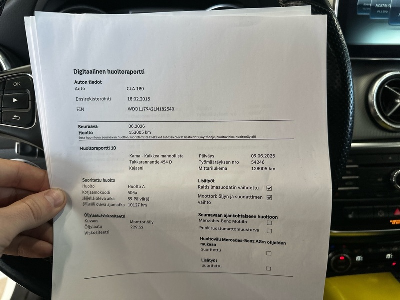 Mercedes-Benz CLA-sarja vaihtoauto