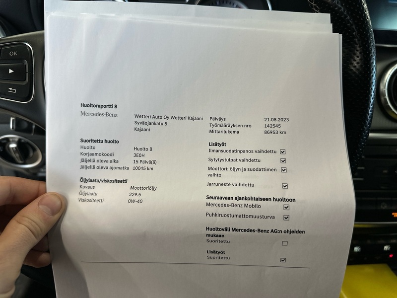 Mercedes-Benz CLA-sarja vaihtoauto