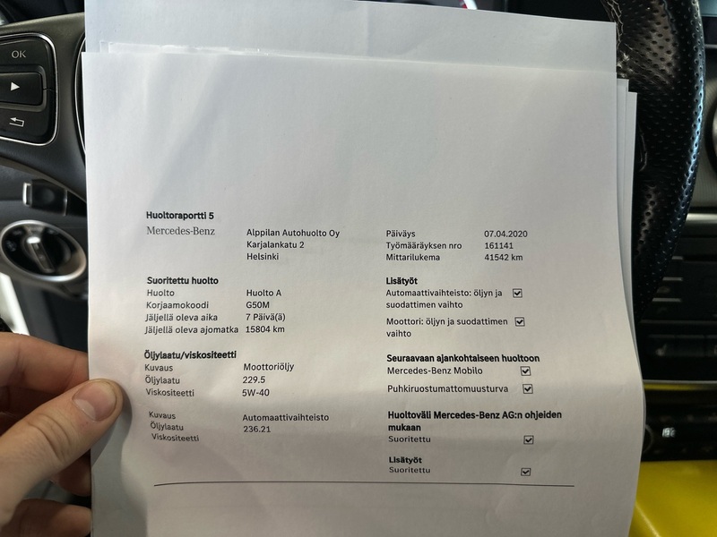 Mercedes-Benz CLA-sarja vaihtoauto