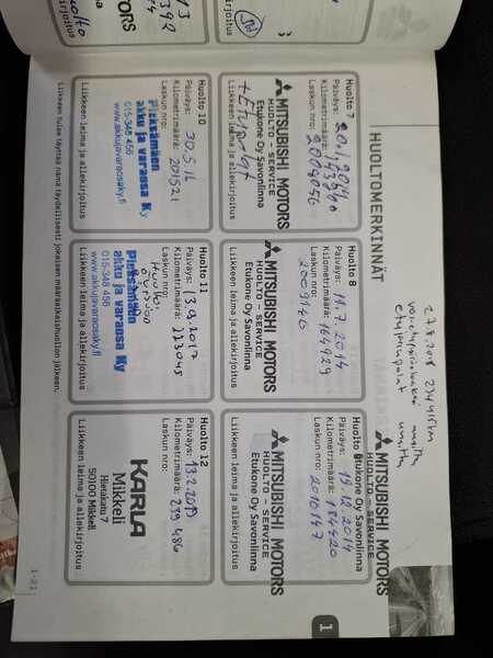 Mitsubishi Outlander vaihtoauto