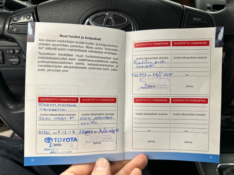 Toyota Avensis vaihtoauto