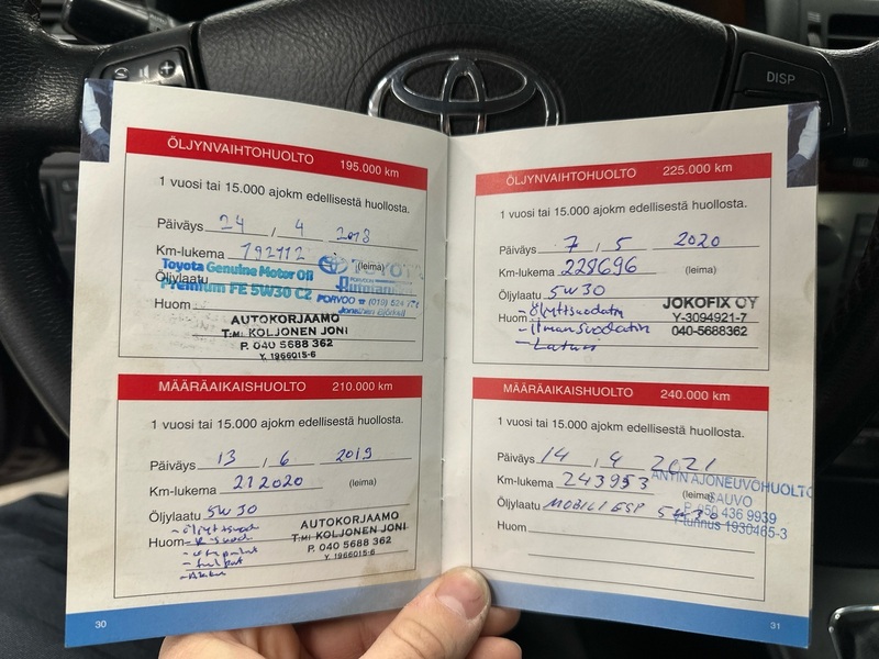 Toyota Avensis vaihtoauto