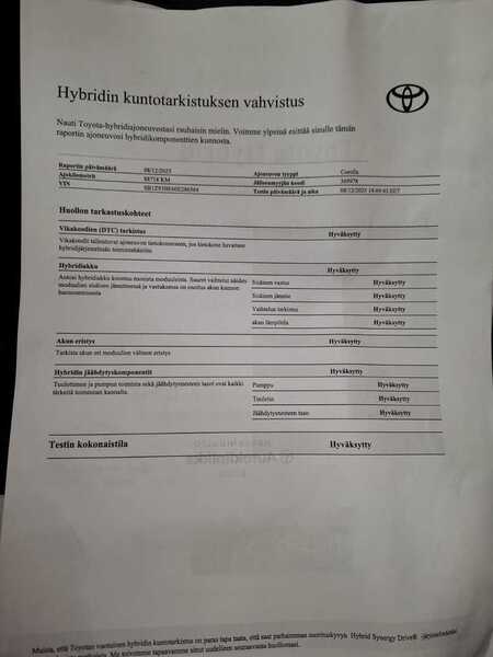 Toyota Corolla vaihtoauto