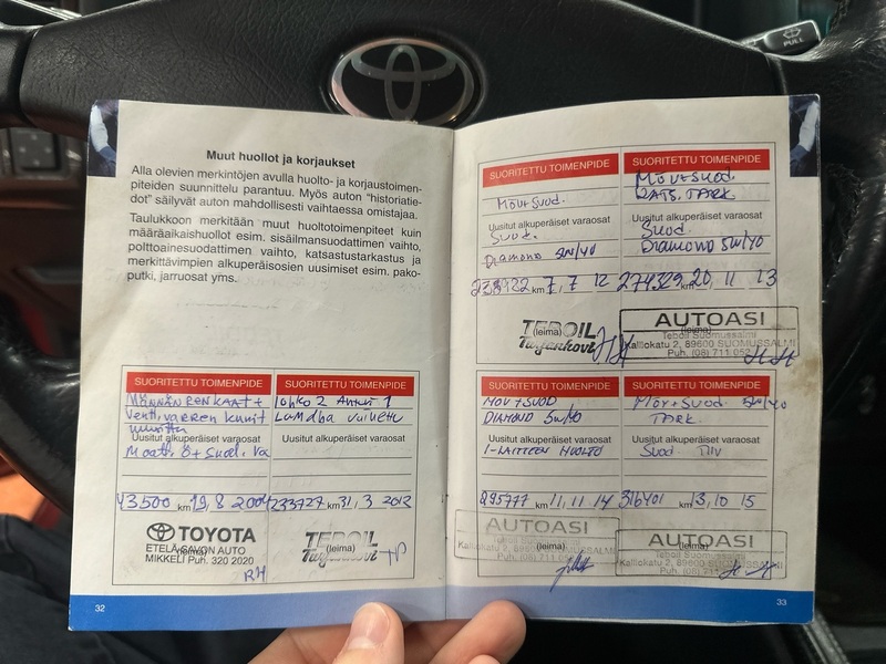 Toyota Avensis vaihtoauto