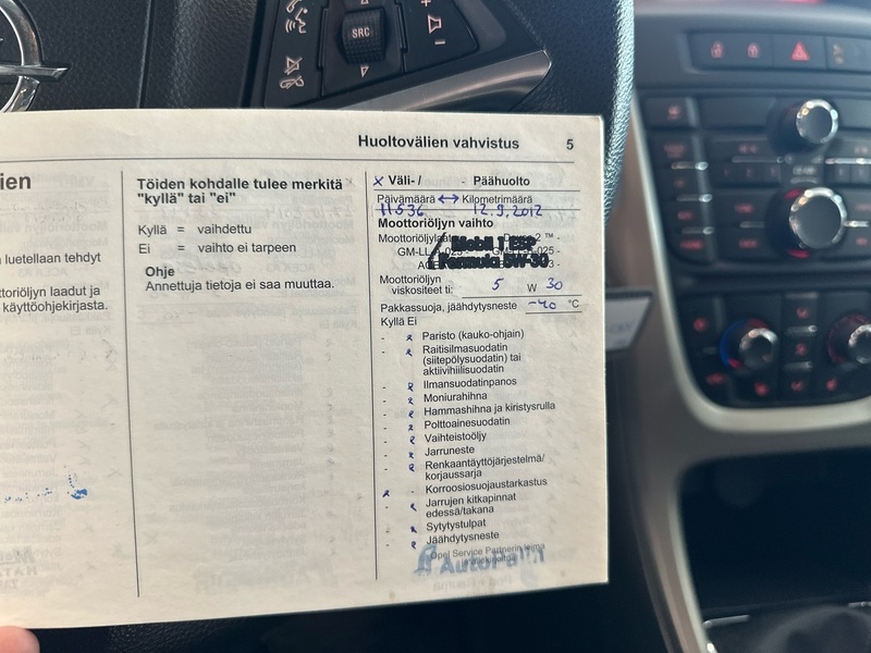 Opel Astra vaihtoauto