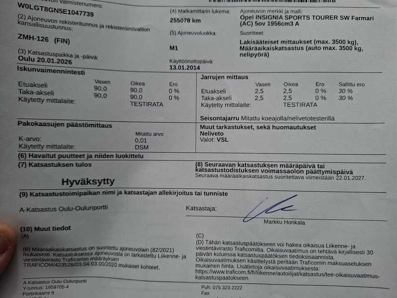 Opel Insignia vaihtoauto